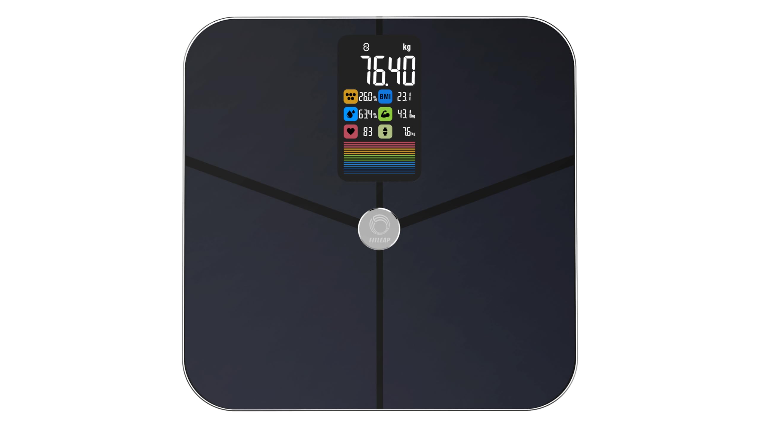 fitleap-k-rperfettwaage-digital-k-rperanalysewaage-smart image 1