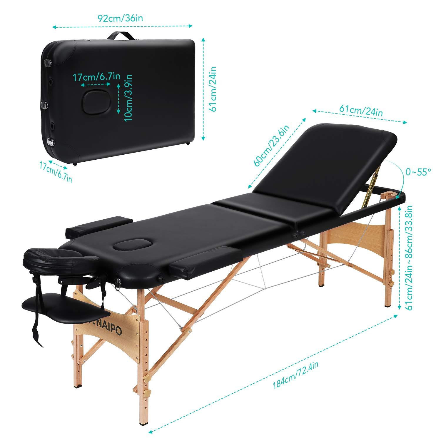 naipo-massageliege-holz-3-teilig-r-ckenlehne-tasche image 2