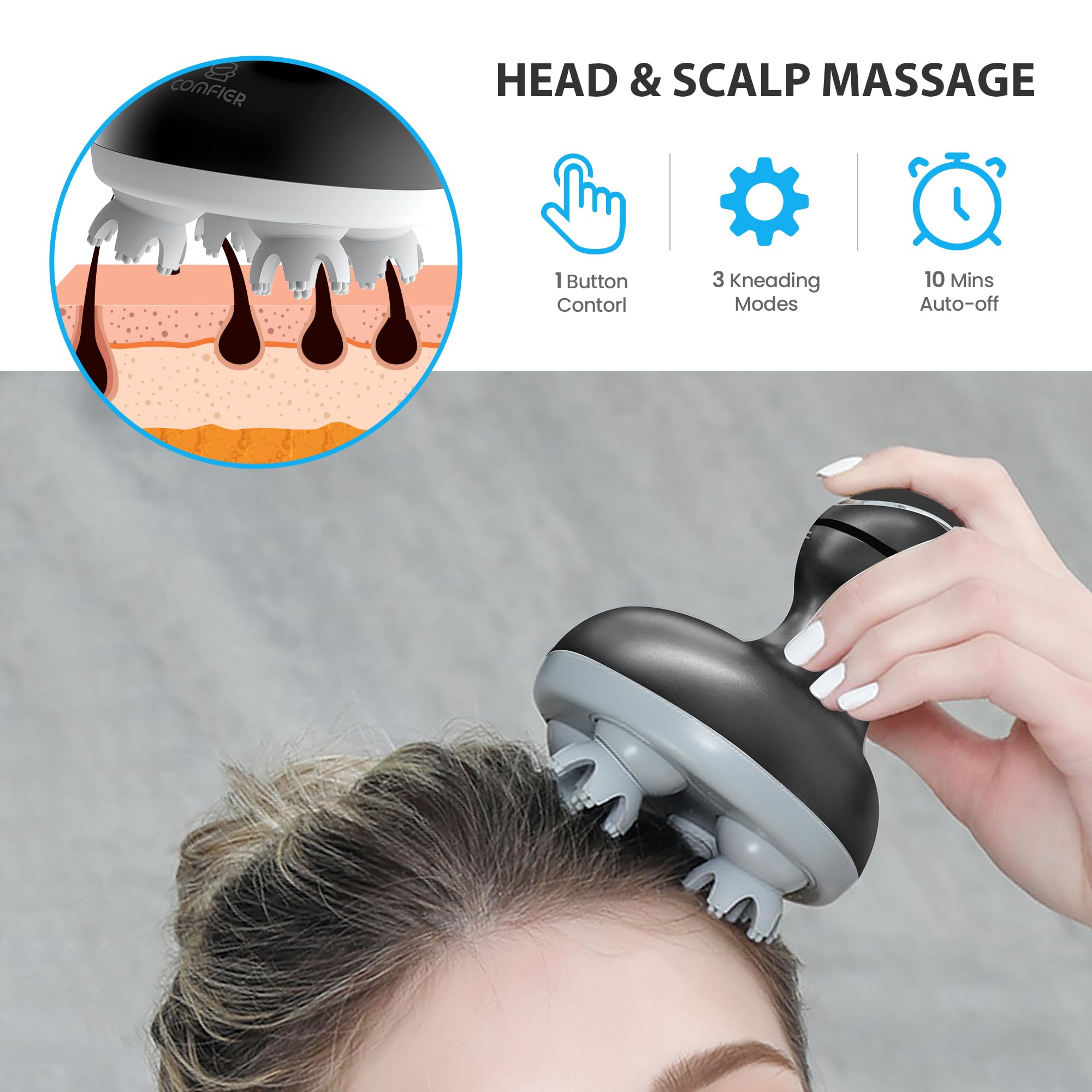 comfier-kopfmassageger-t-elektrisch-kabellos-schwarz-silikon image 6
