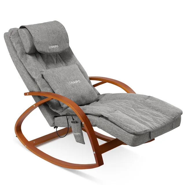 naipo-mgc-2300p-massagesessel-holz-grau-mit-w-rme image 1