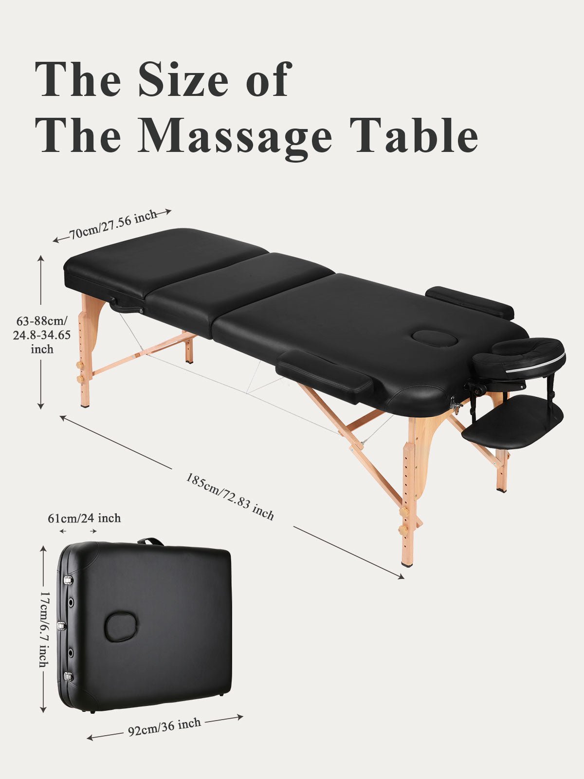 naipo-mgbc-302h-massageliege-holz-creme-klappbar image 6