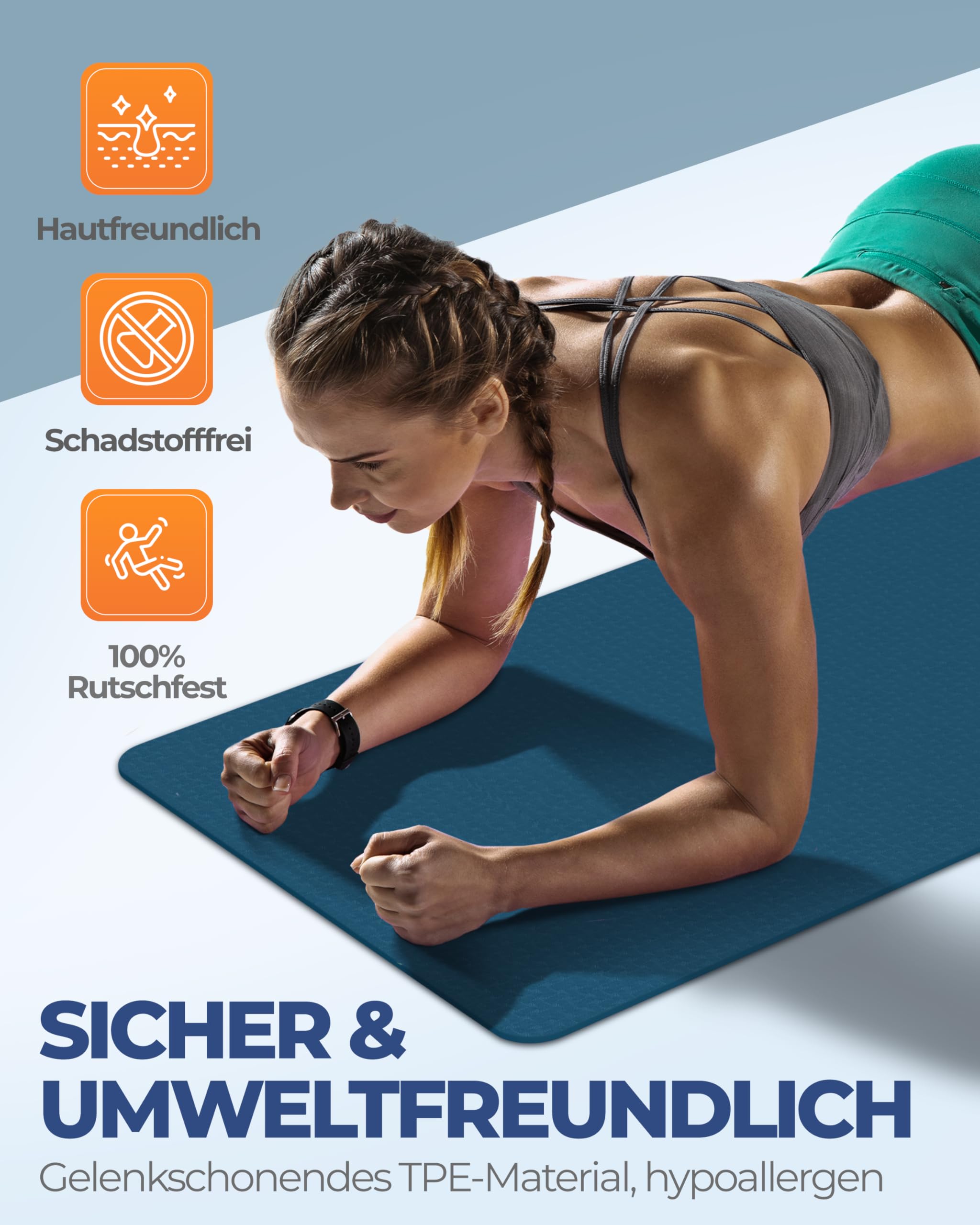 fitleap-yoga-matte-pro-gymnastikmatte-5mm-dunkelblau image 7