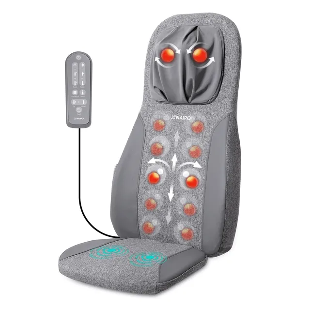 naipo-shiatsu-massageauflage-r-cken-nacken-mit-w-rme image 1