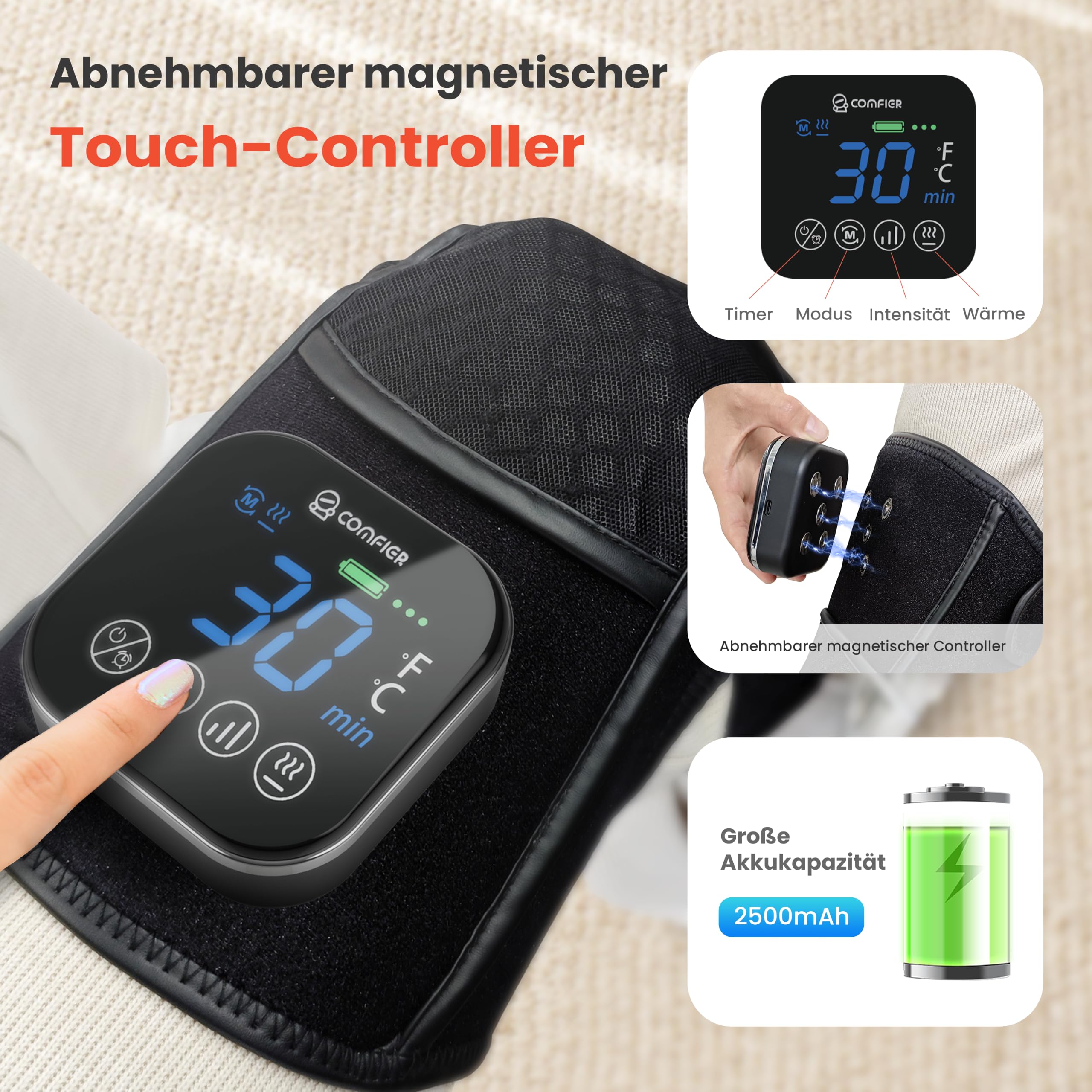 comfier-foot-knee-kniemassageger-t-kabellos-vibration-w-rme image 6
