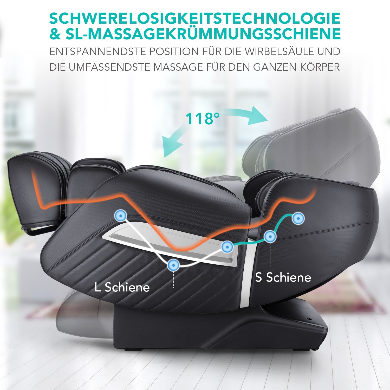 naipo-mgc-a350-massagesessel-schwarz-mit-w-rme-und-zero-gravity image 3