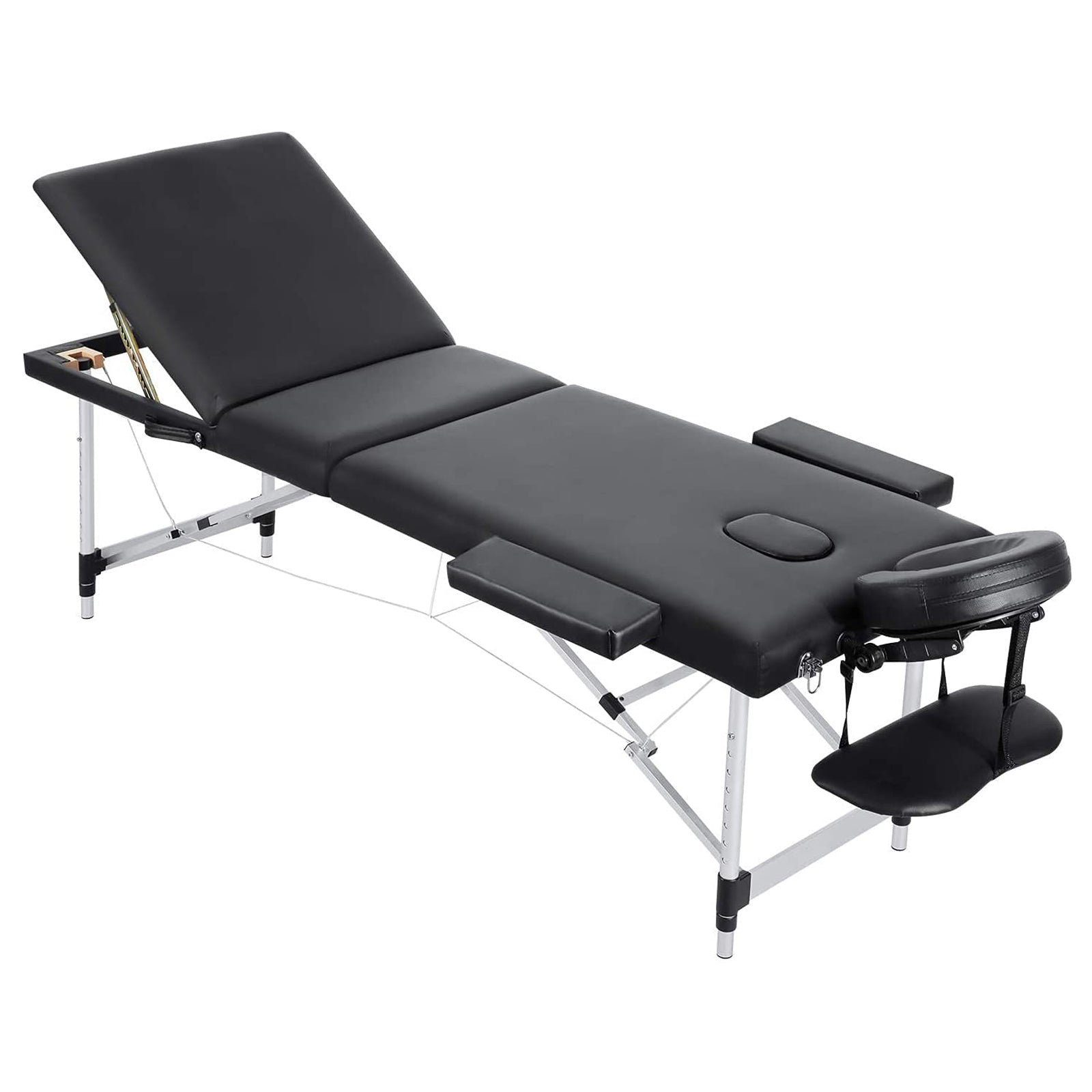 massageliege-klappbar-3-teilig-aluminium-mit-gesichtsloch-tasche image 1