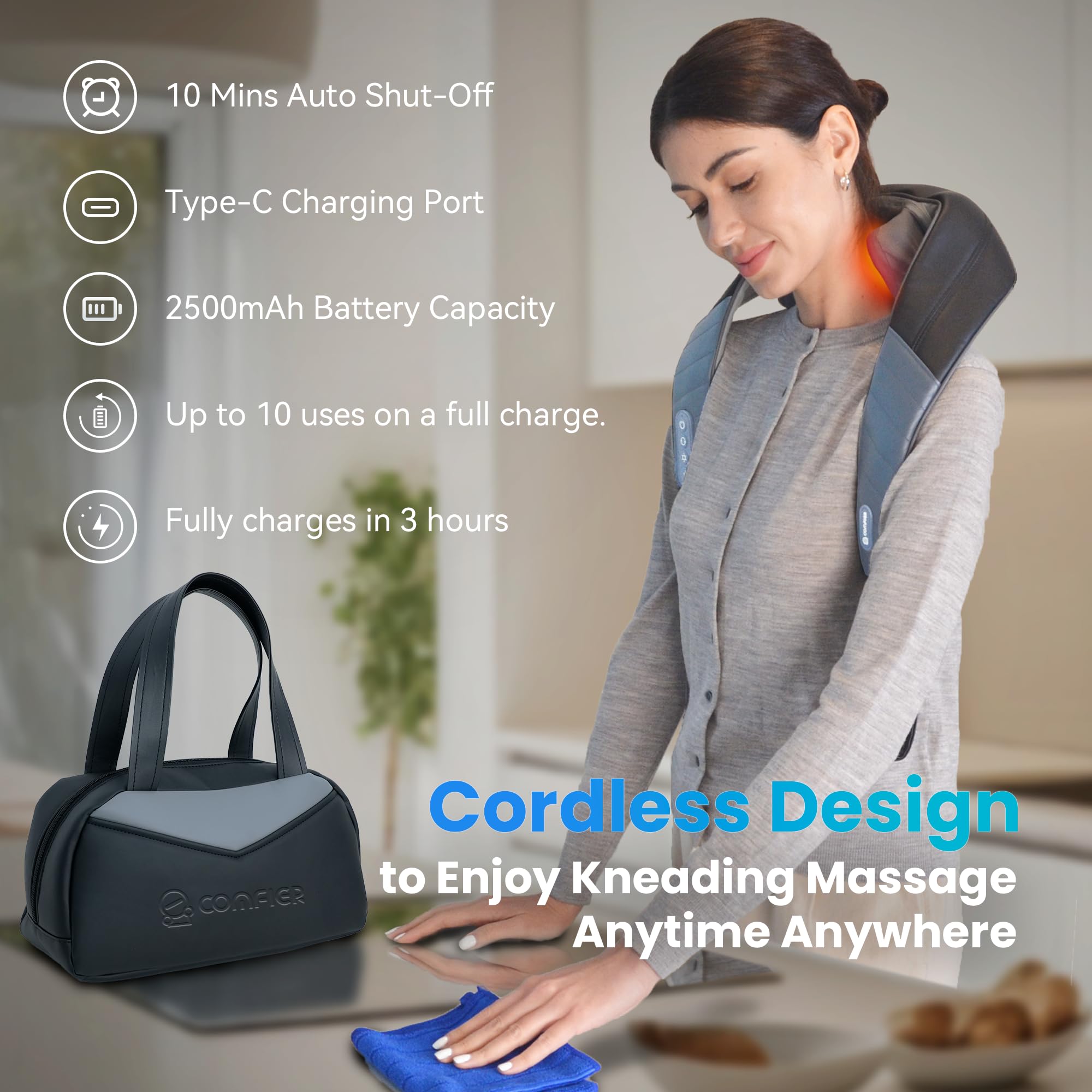 comfier-shiatsu-nackenmassageger-t-kabellos-w-rme-grau image 3