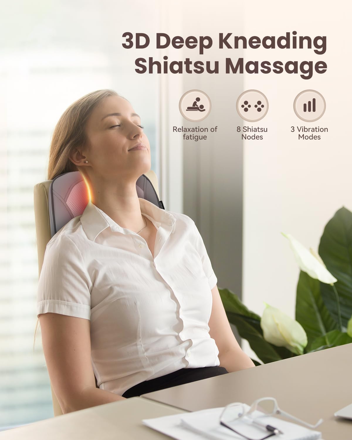 comfier-nackenmassageger-t-shiatsu-w-rme-grau-4d-kneten image 3
