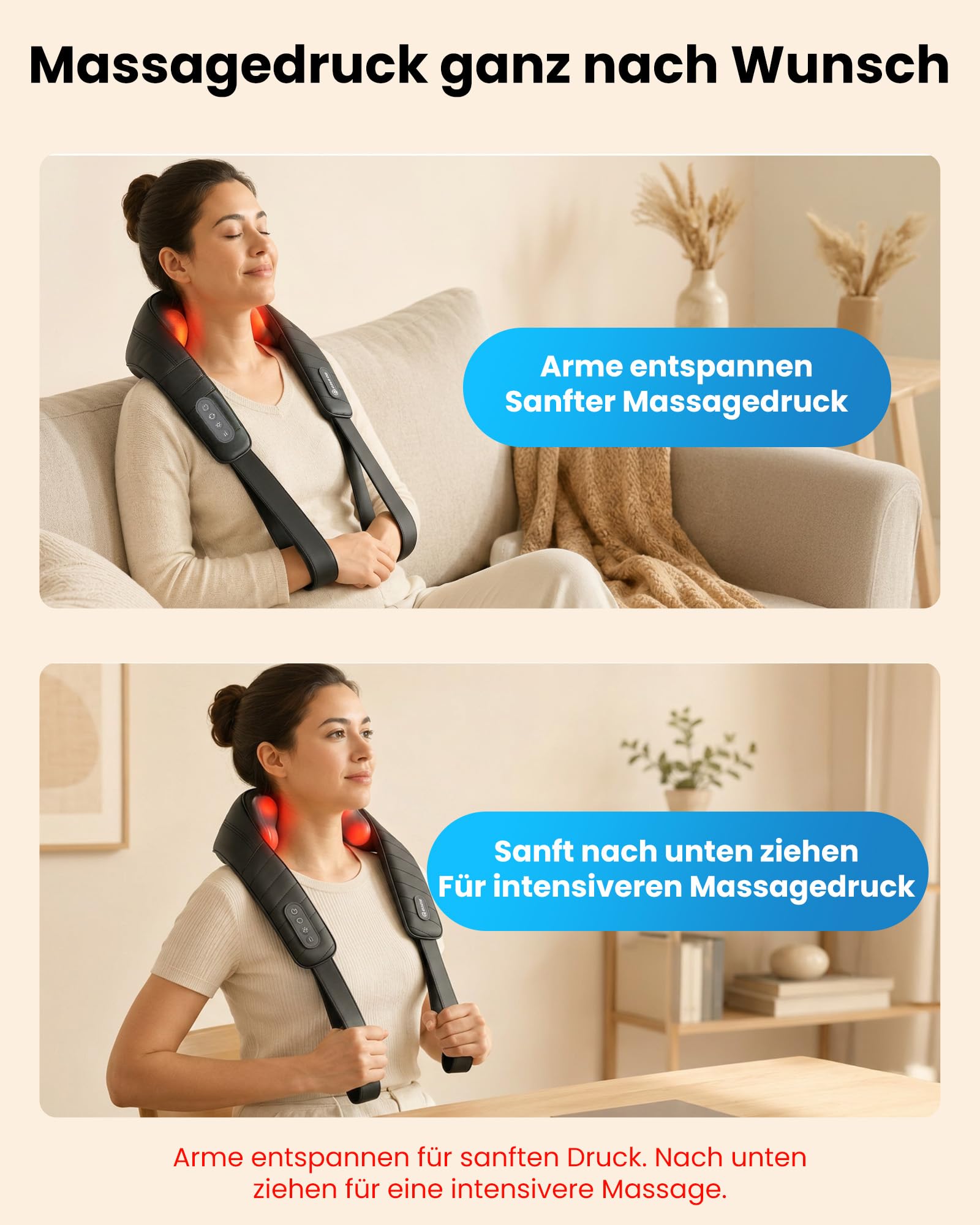 comfier-neck-massagers-nackenmassageger-t-mit-w-rme-schwarz image 8