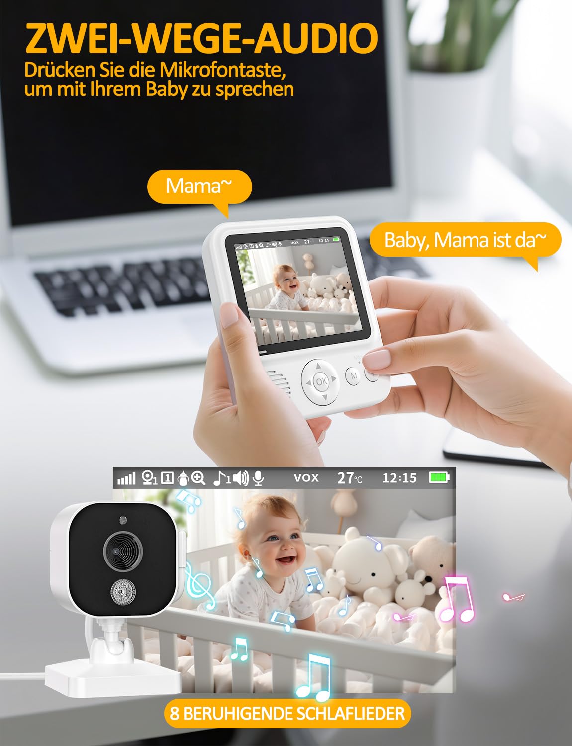 burnnove-baby-monitor-babyphone-mit-kamera-ohne-wlan-720p-nachtsicht image 7