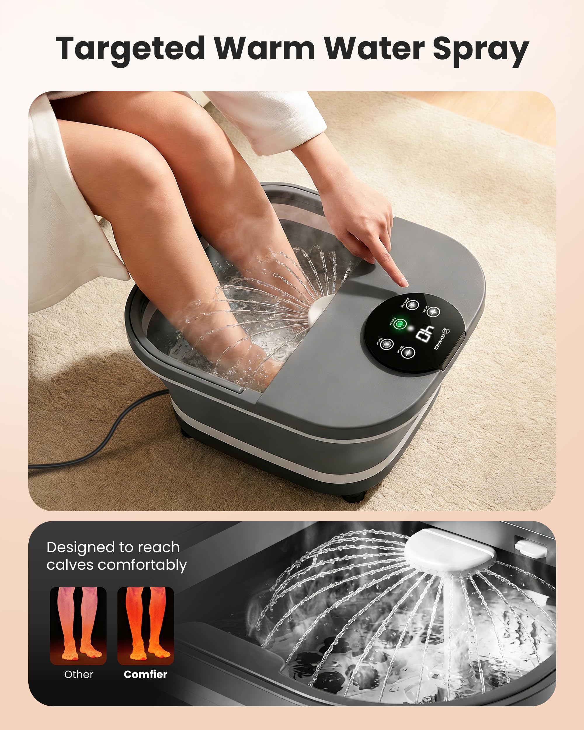 comfier-fu-bad-elektrisch-klappbar-mit-heizung-und-massage image 2