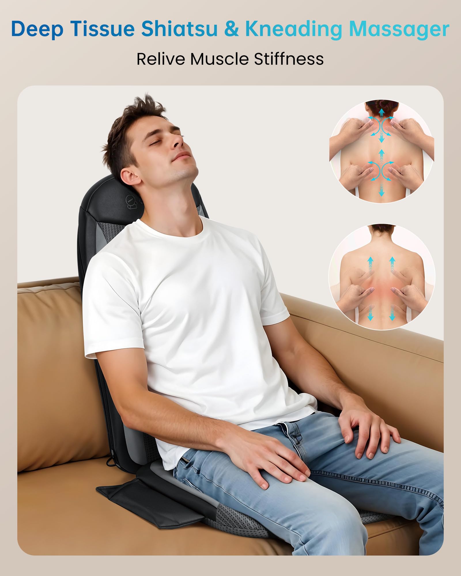 comfier-massagesitzauflage-shiatsu-r-ckenmassageger-t-mit-w-rme-103-cm image 2