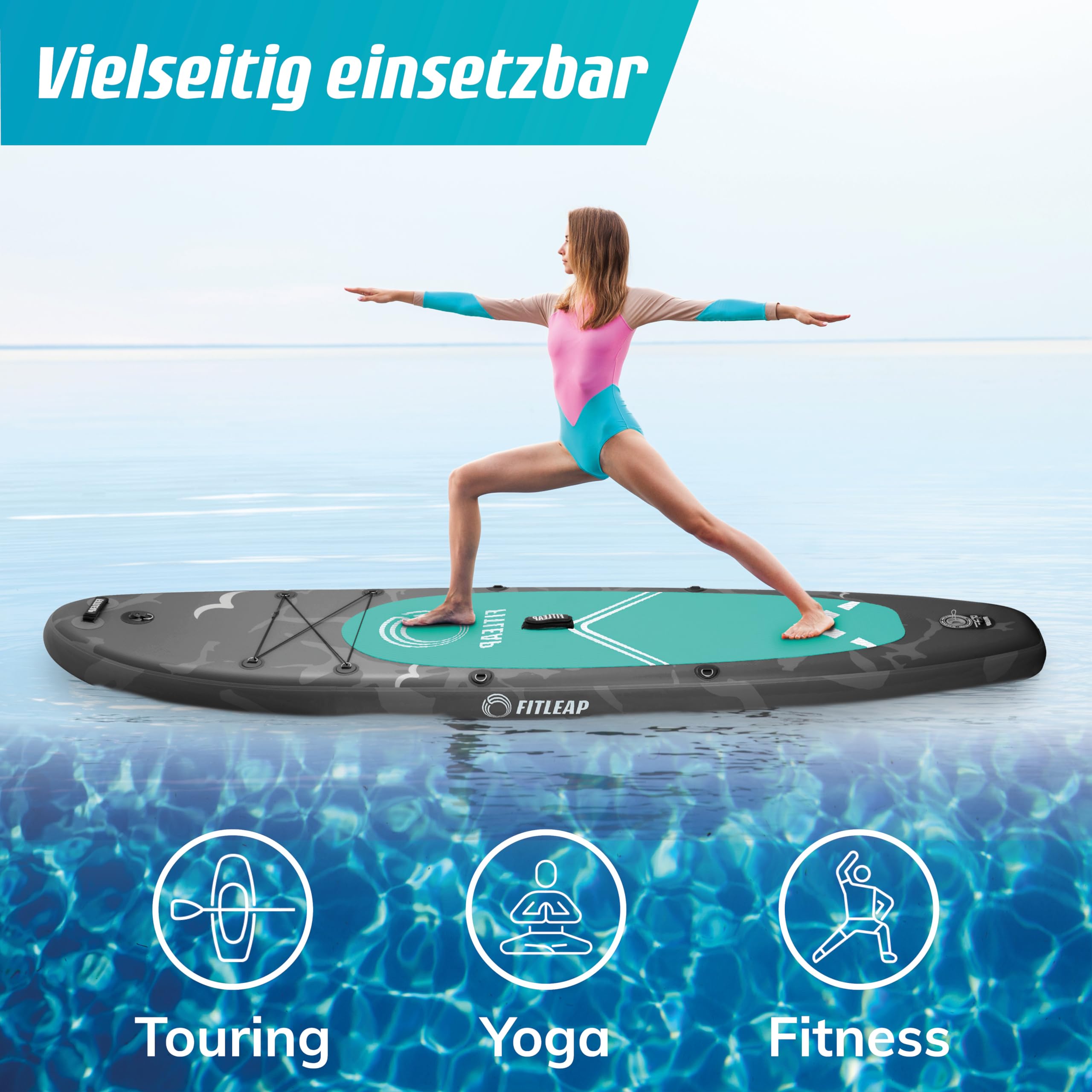 fitleap-stand-up-paddle-board-grau-320-cm-2-lagig-komplettset image 6