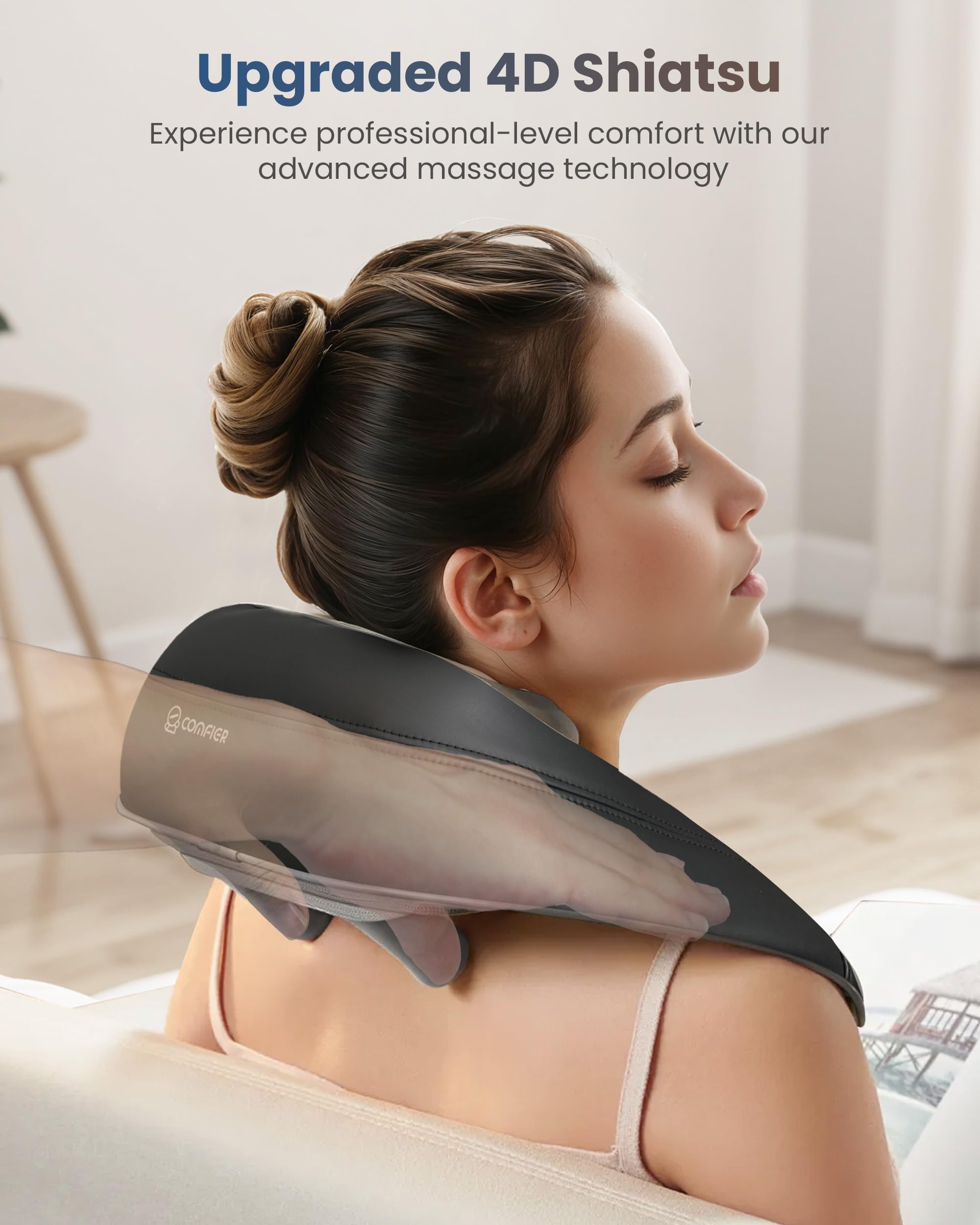 comfier-shiatsu-nackenmassageger-t-kabellos-w-rme-grau image 7