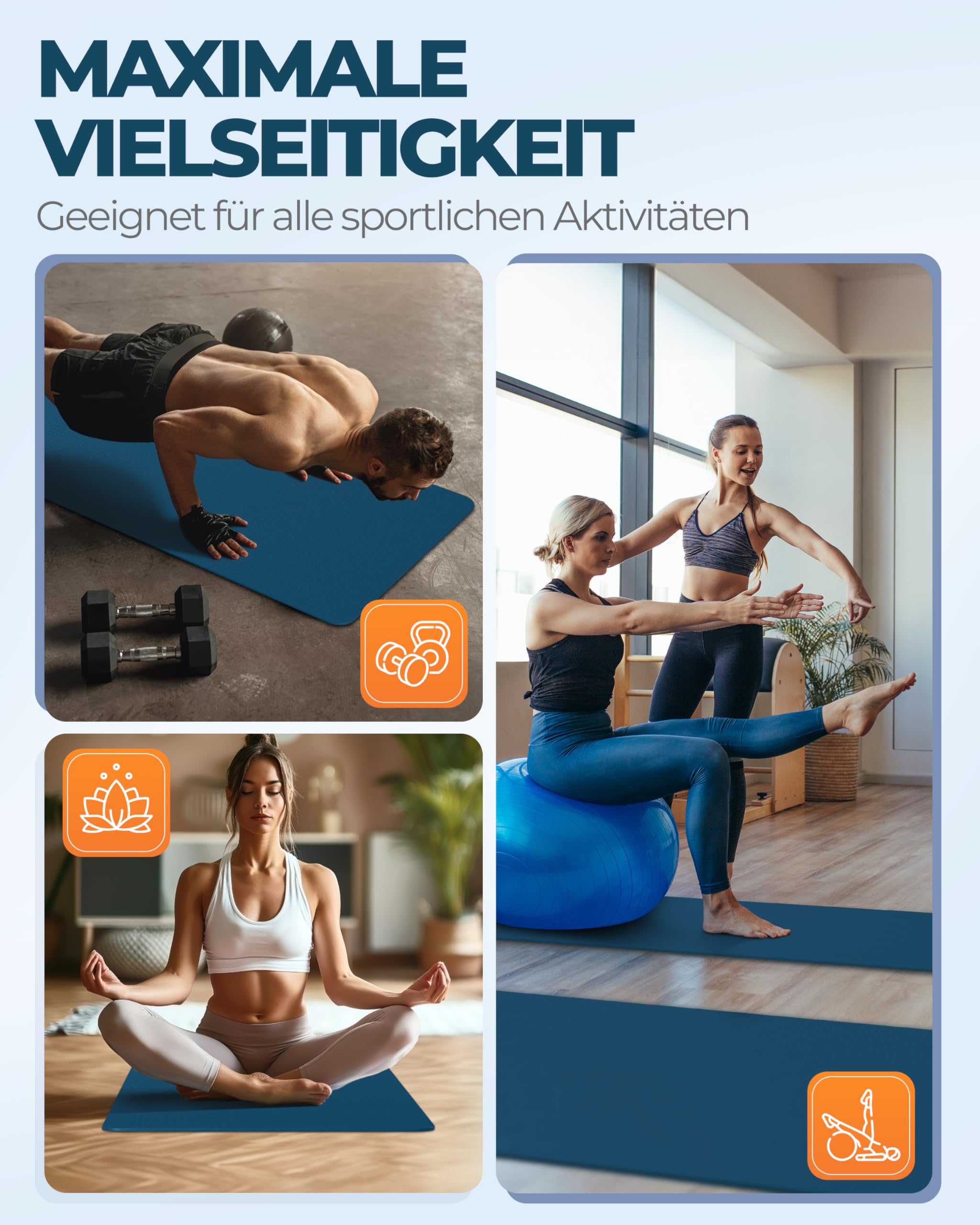fitleap-yoga-matte-pro-gymnastikmatte-5mm-dunkelblau image 6