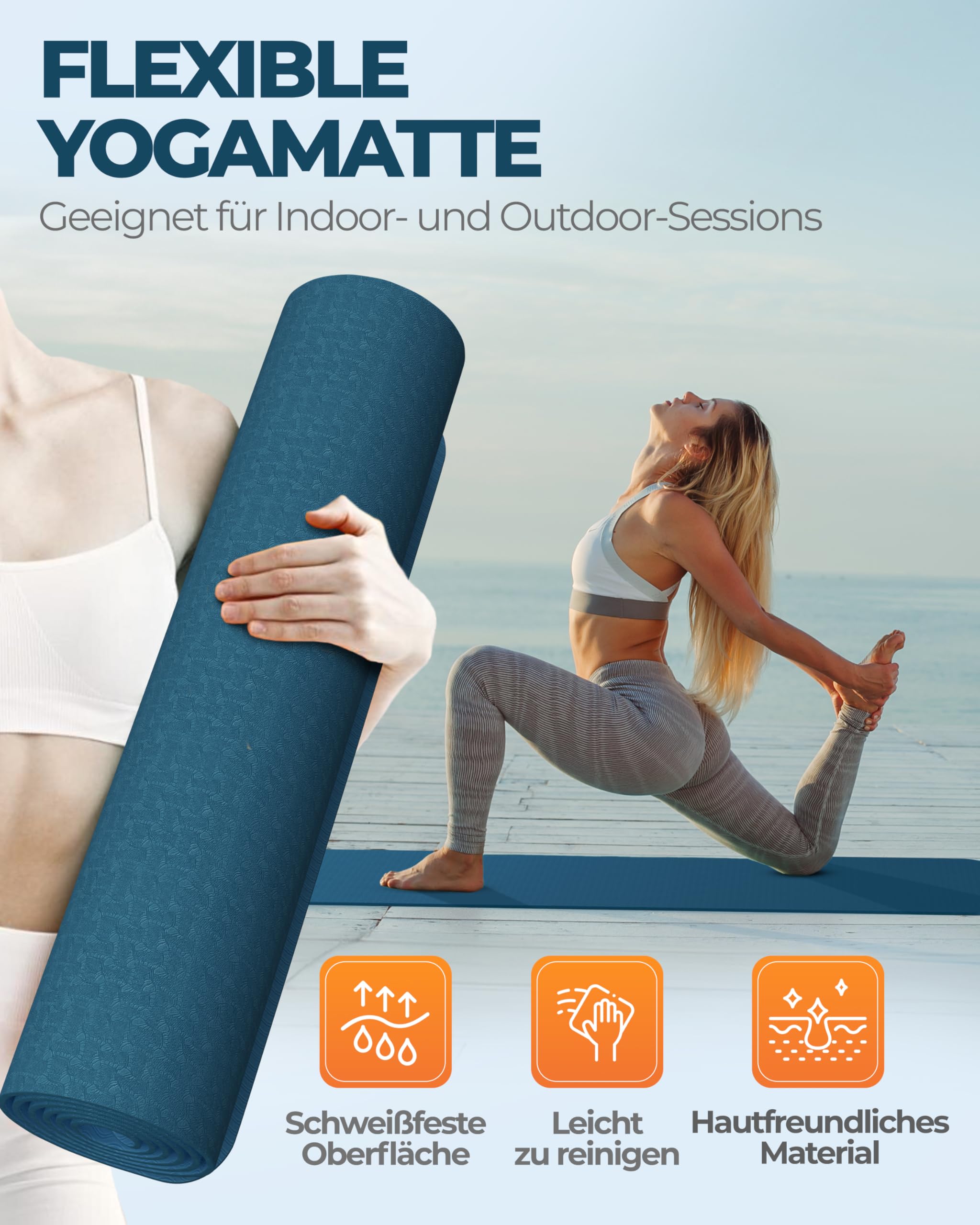 fitleap-yoga-matte-pro-gymnastikmatte-5mm-dunkelblau image 4
