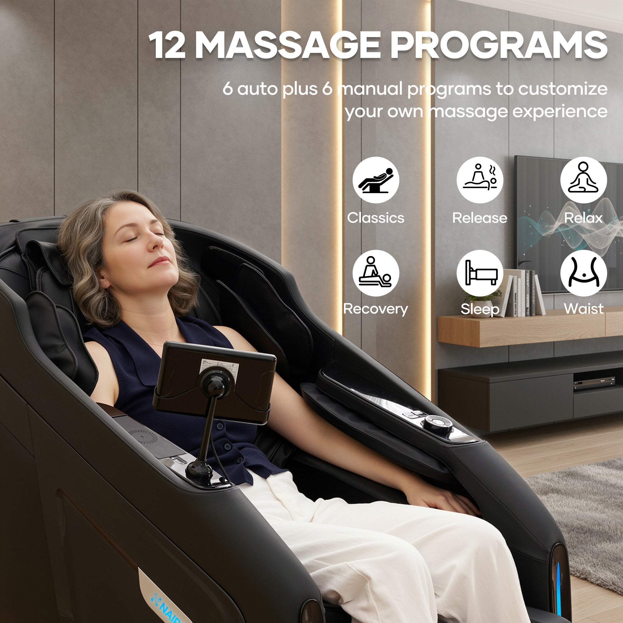 naipo-mgc-804a-smart-massagesessel-zero-gravity-bluetooth image 4