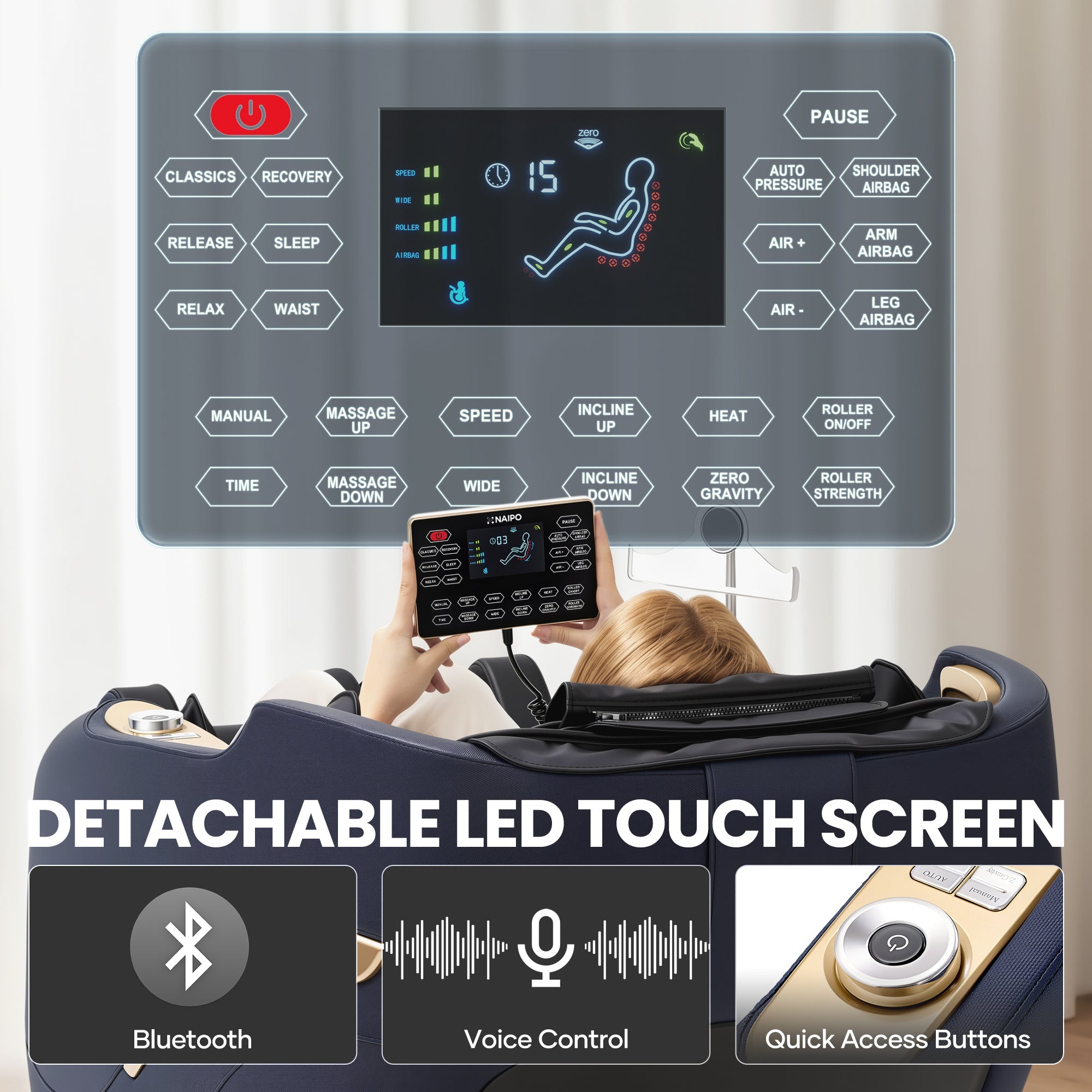 naipo-mgc-804b-massagesessel-zero-gravity-bluetooth image 5