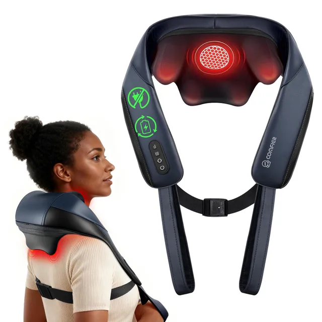 comfier-neck-massagers-nackenmassageger-t-mit-w-rme-4d-shiatsu image 1