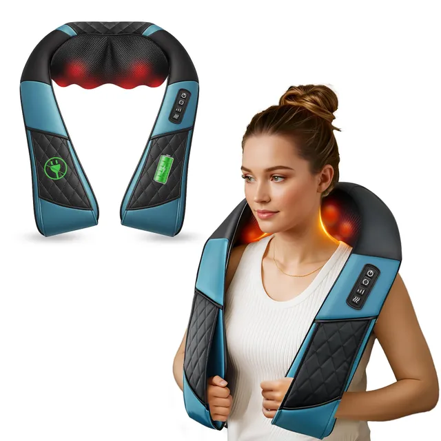 comfier-4d-shiatsu-nackenmassageger-t-kabellos-mit-w-rme image 1