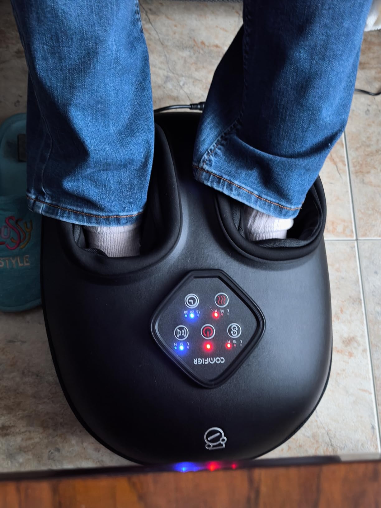 Gute Massage, etwas sperrig
