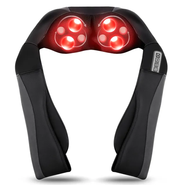 naipo-nackenmassageger-t-shiatsu-massagekissen-w-rme-schwarz image 1