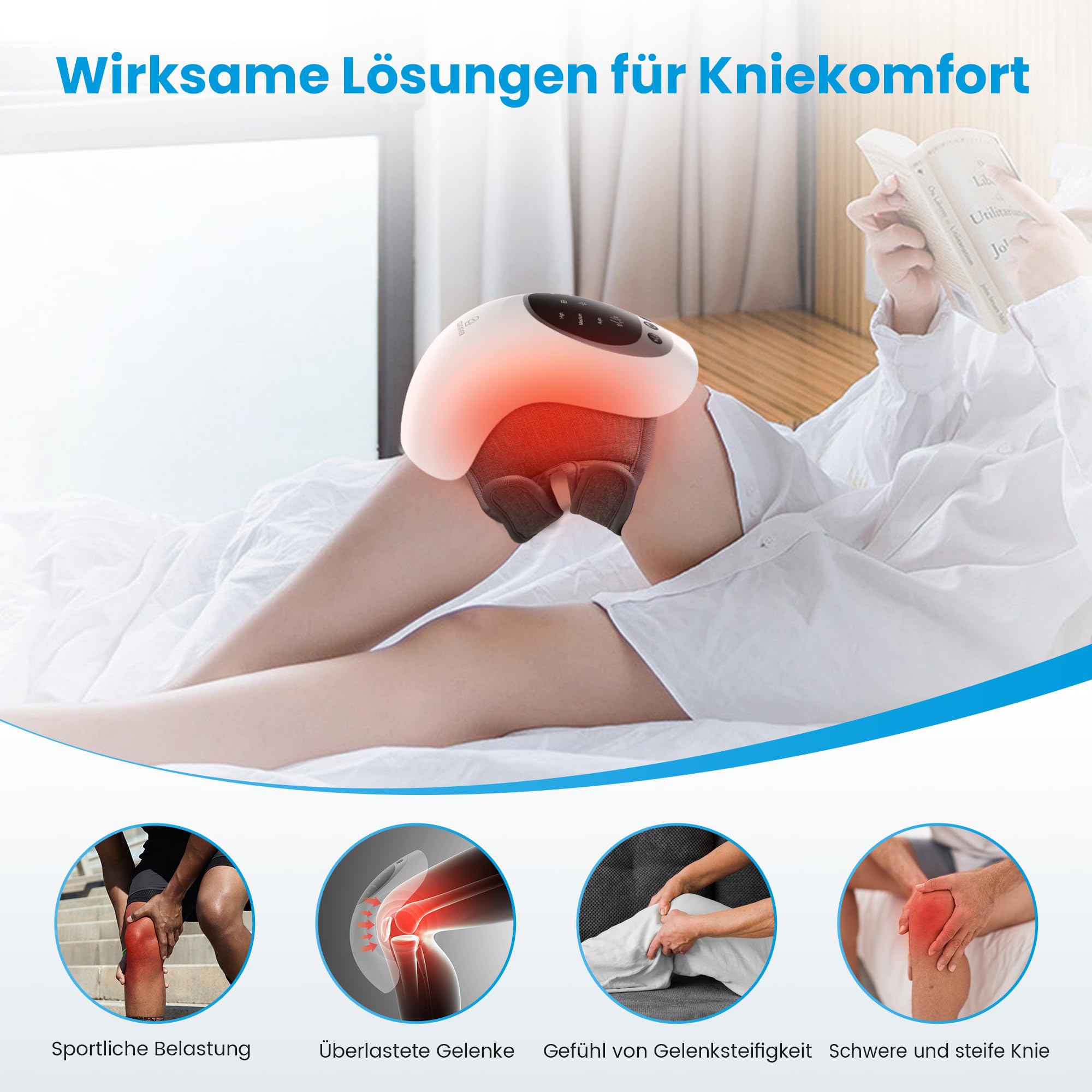 comfier-foot-knee-kniemassageger-t-rotlicht-lcd-kabellos image 6
