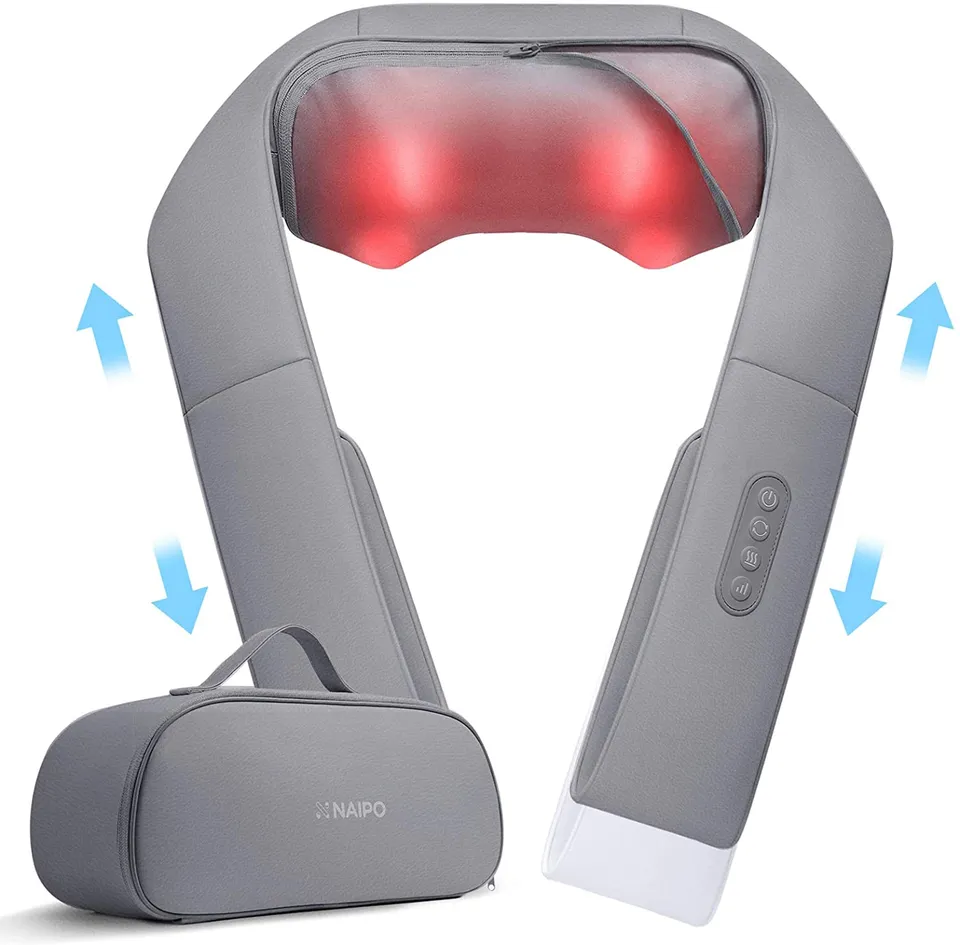 naipo-ocuddle-c1-nackenmassageger-t-schulter-mit-w-rme-grau image 1