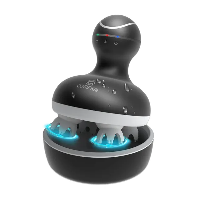 comfier-kopfmassageger-t-elektrisch-kabellos-schwarz-silikon image 1