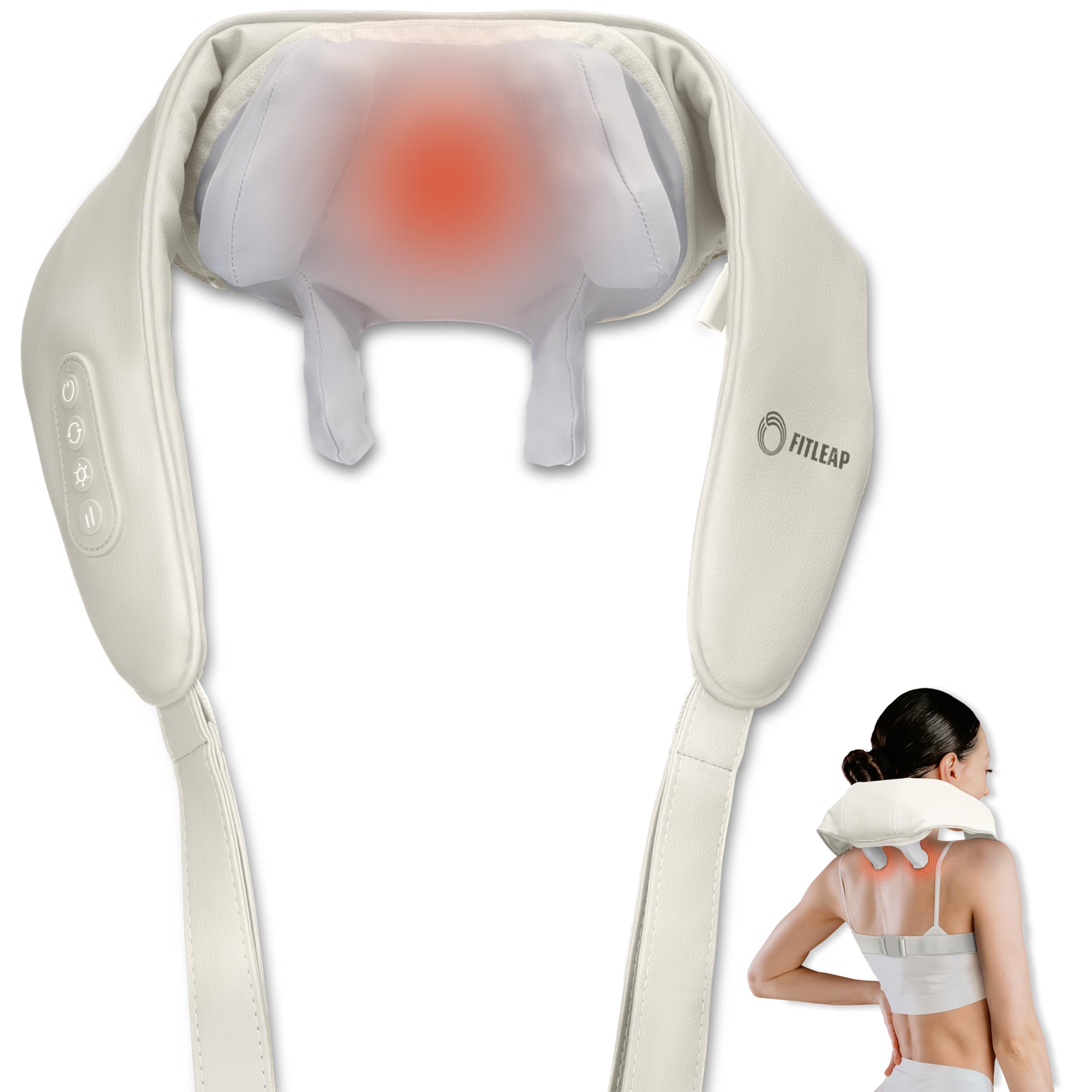 fitleap-nackenmassageger-t-mit-w-rmefunktion-kabellos-90-min image 1