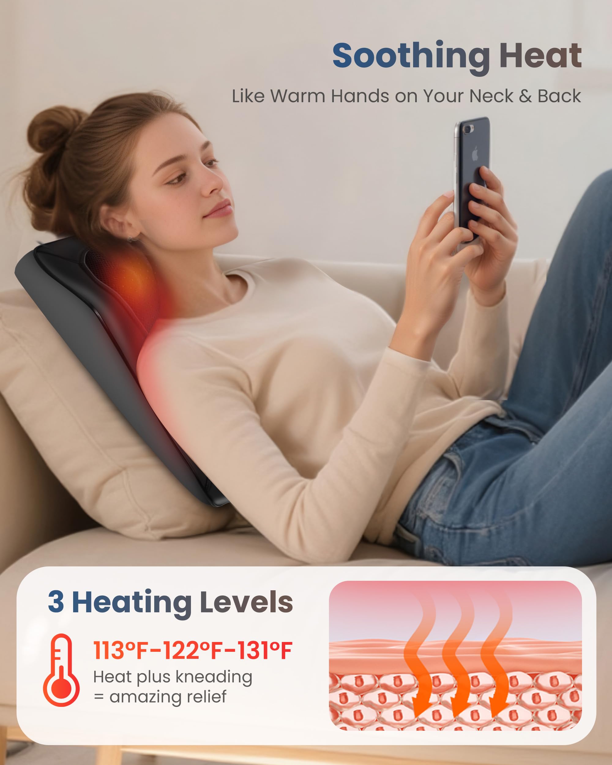 comfier-nackenmassageger-t-mit-w-rme-shiatsu-massagekissen-4d image 3