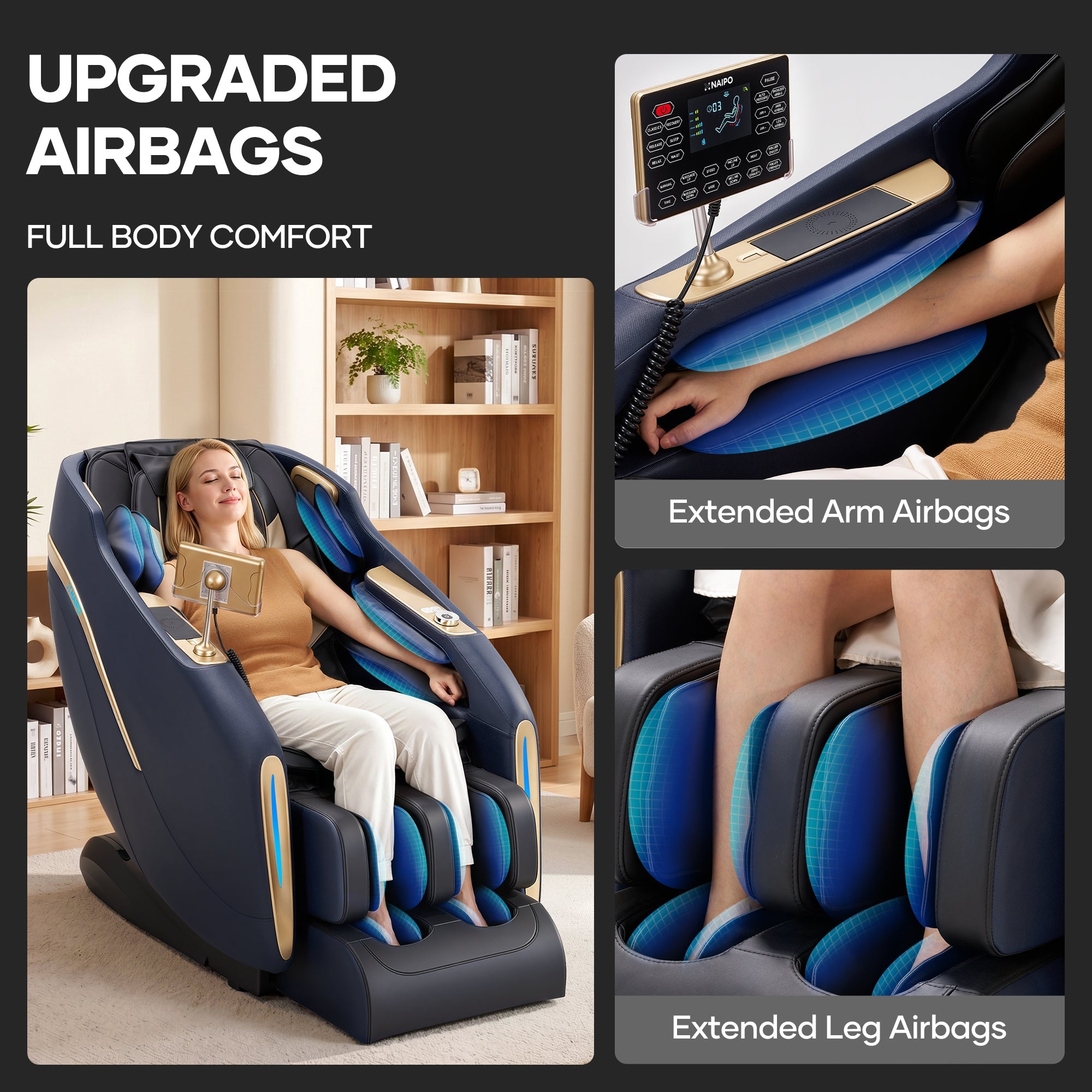 naipo-mgc-804b-massagesessel-zero-gravity-bluetooth image 4
