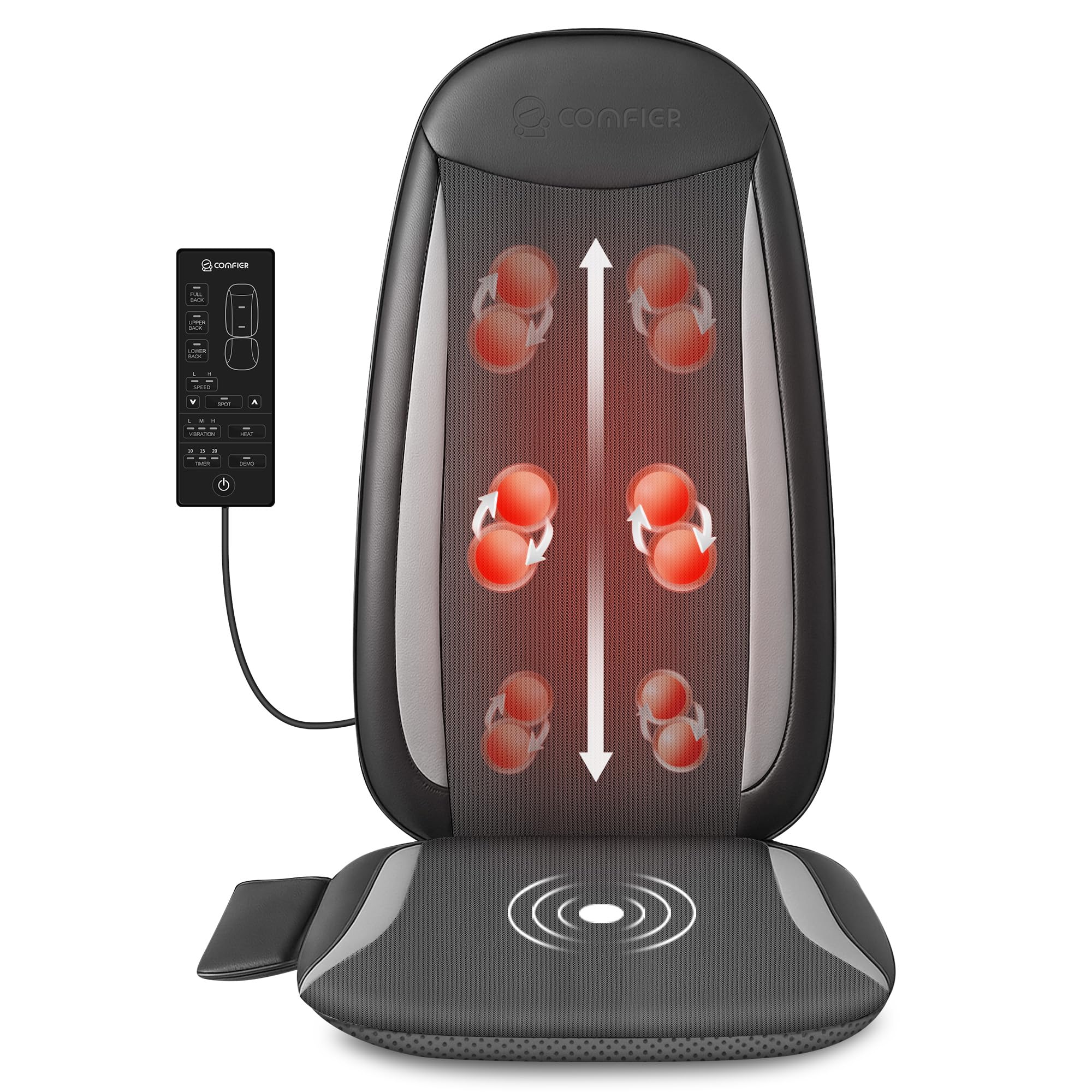 comfier-massagesitzauflage-shiatsu-r-ckenmassageger-t-mit-w-rme-103-cm image 1