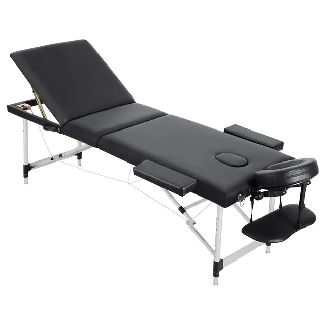 massageliege-klappbar-3-teilig-aluminium-mit-gesichtsloch-tasche image 1