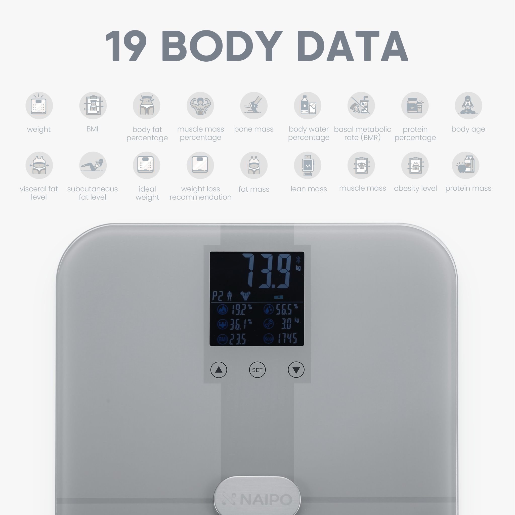 naipo-health-scales-np-bs02-smart-waage-dunkelgrau-mit-bia-technologie-2 image 2