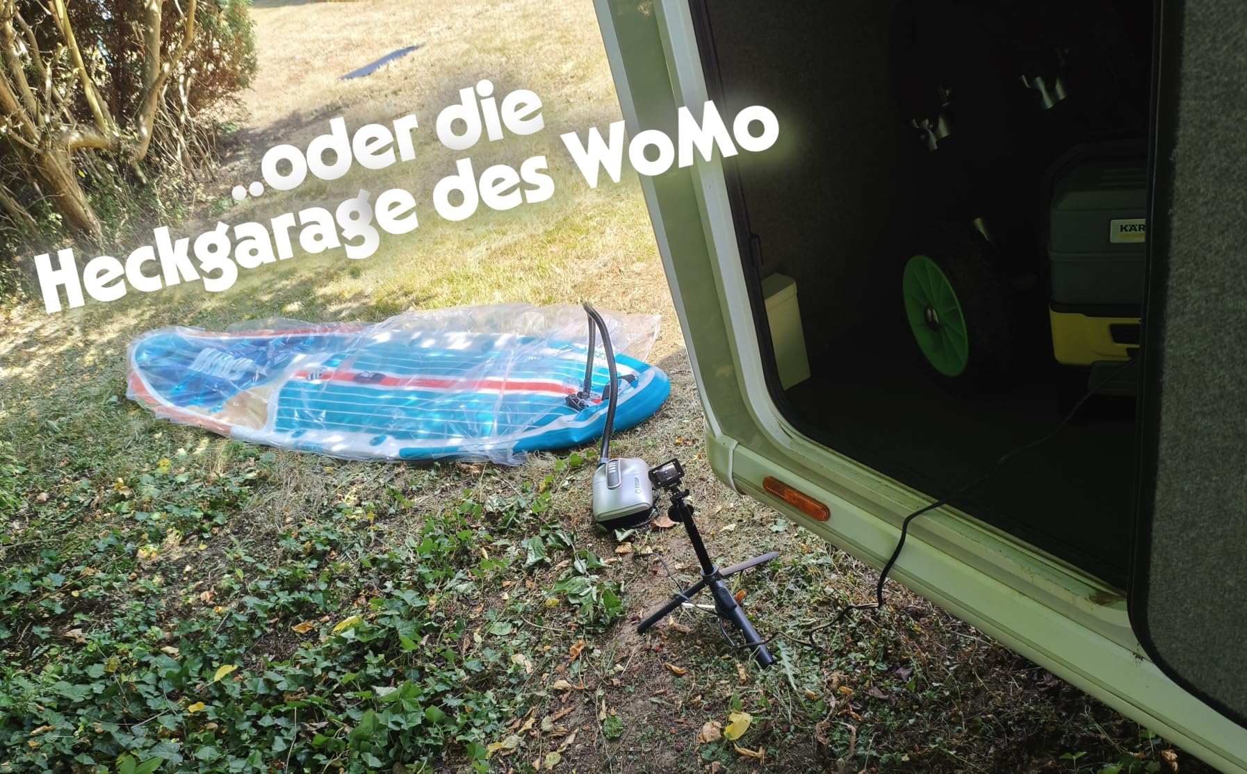 Perfekt für SUP und Luftmatratze