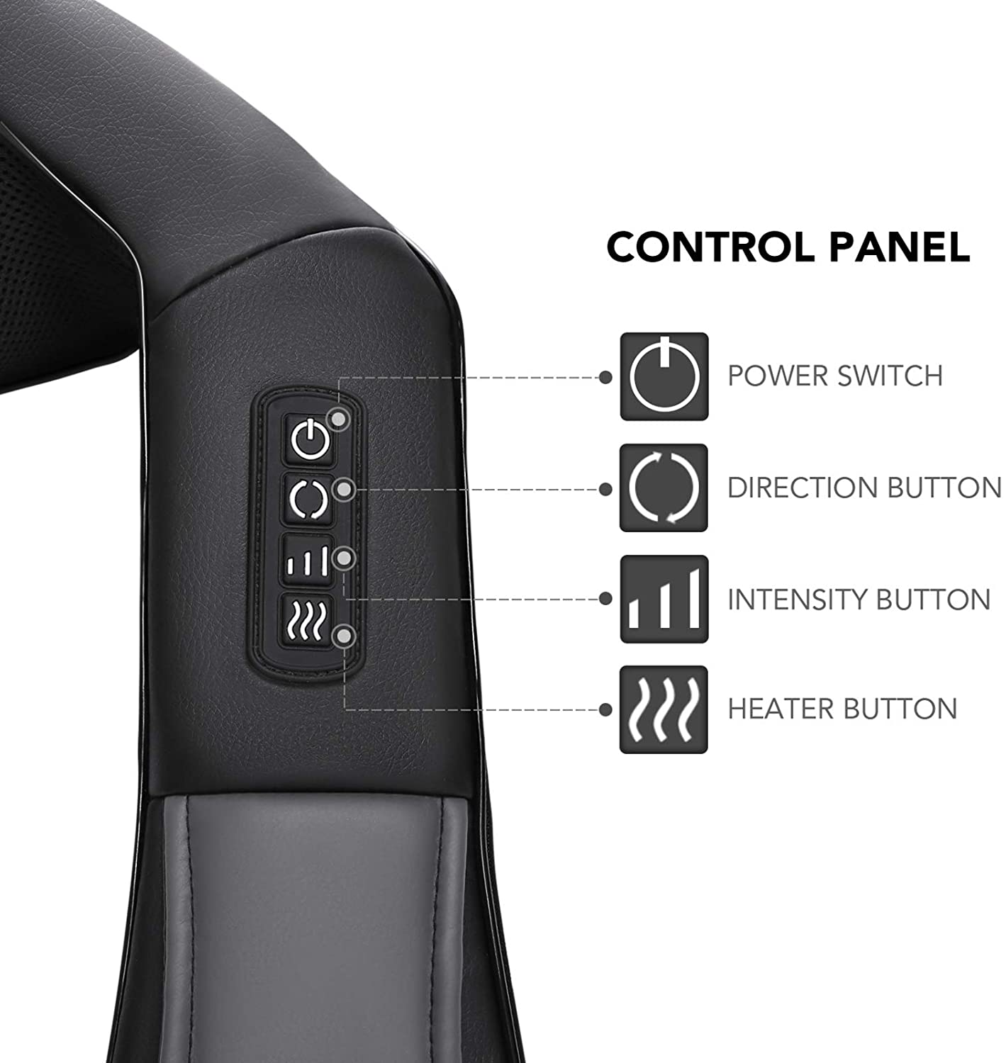 naipo-mgs-801-shiatsu-massagekissen-nacken-r-cken-mit-w-rme image 2