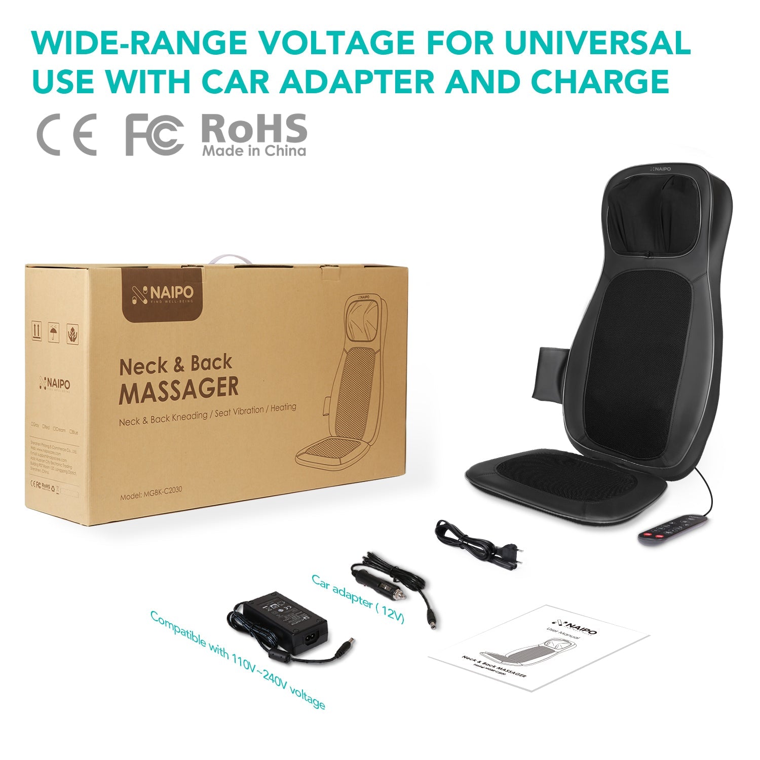 naipo-mgbk-c2030-massagekissen-nacken-r-cken-mit-w-rme image 8