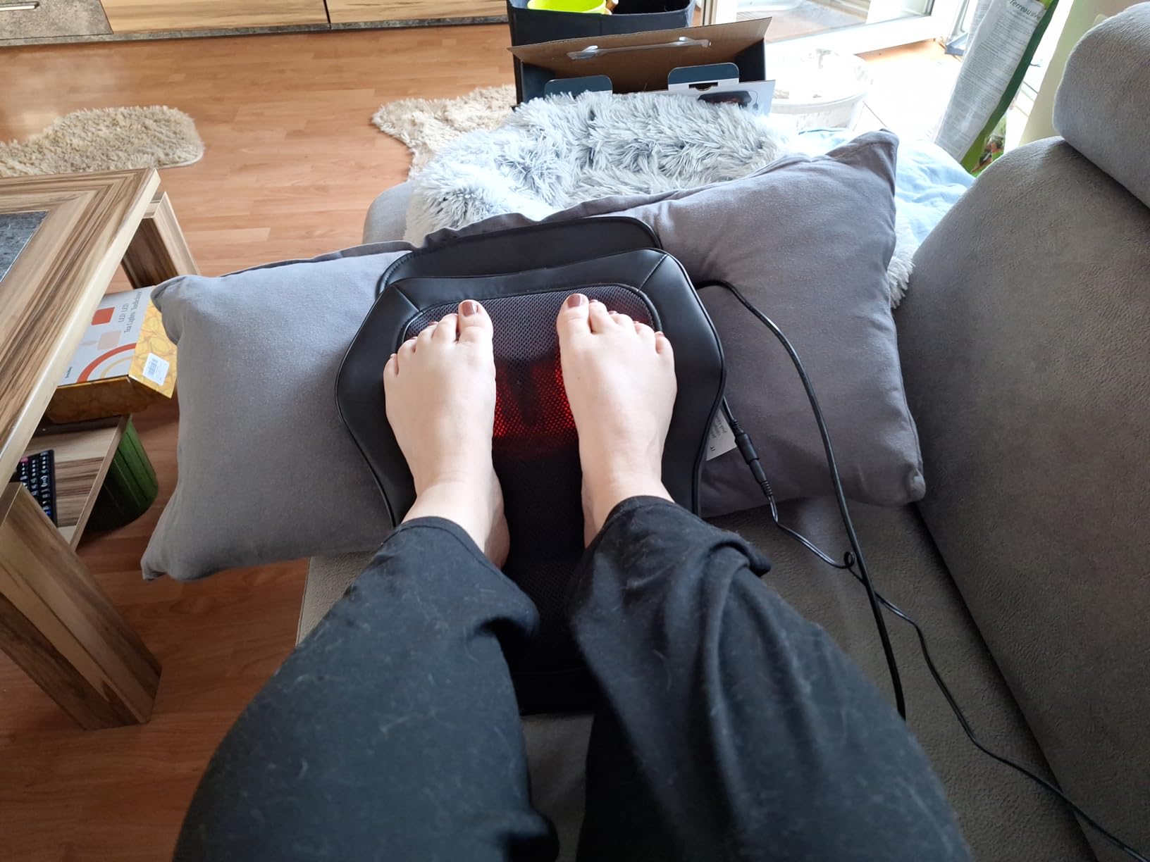 Gute Massage für Nacken und Rücken