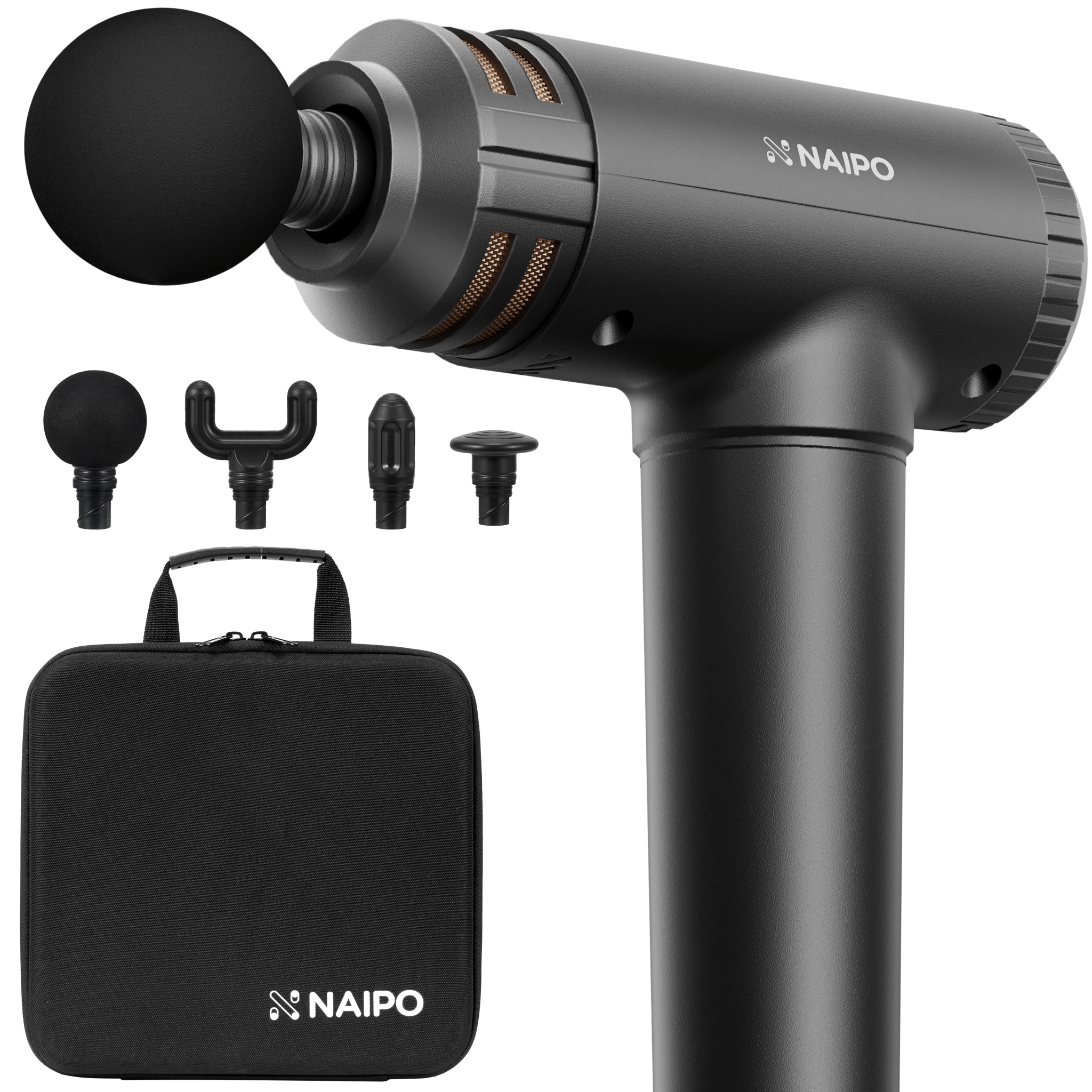 naipo-npmgun-k5-massagepistole-10-stufen-leise-mit-usb-c image 1