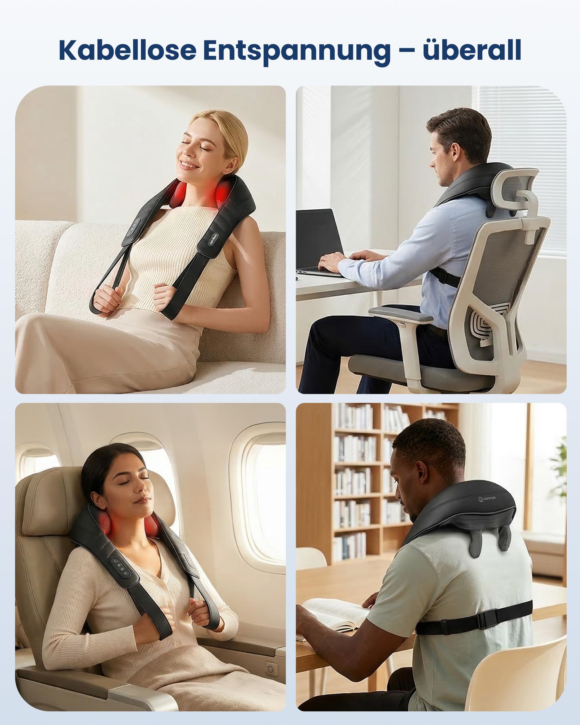 comfier-neck-massagers-nackenmassageger-t-mit-w-rme-schwarz image 5